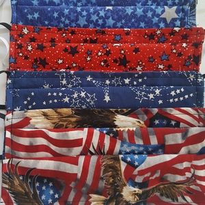 Face Masks Patriot Theme 4th of July